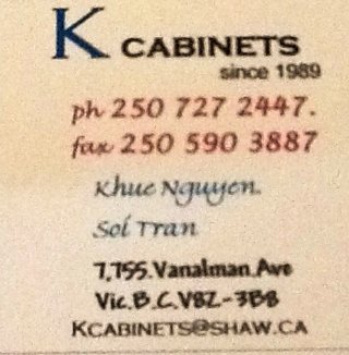 K Cabinets